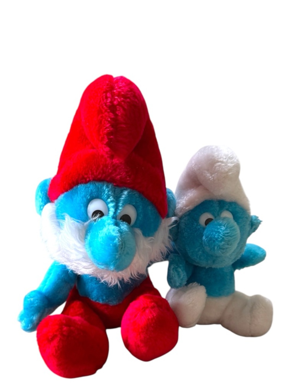Vintage 1979-80 Papa Smurf Plush Bundle Wallace Berrie & Co Inc Stuffed Animal